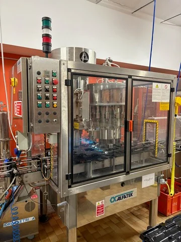 Used Alfatek MBS 15/1 LP VICTOR Filling Monoblocks - QT 768