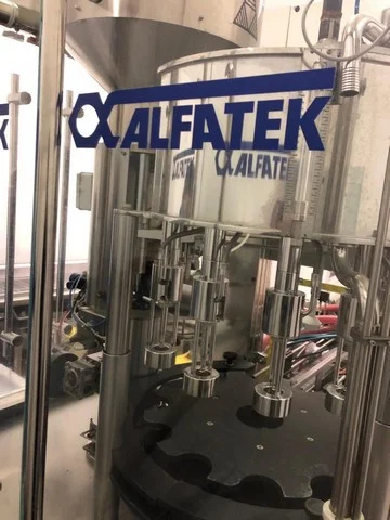Used Alfatek MBS 7/1 LP ELVIRA ANTIOX Filling Monoblocks - QT 778