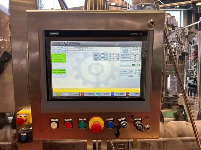 Used Robino & Galandrino single stage 2z 16 t + eolo 3/72 optical dc Capsuling Machines - BC 382