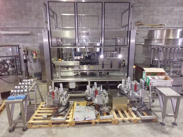 Used Sacmi RMF/RA 1320 15T S2 E2+S3 E3 ADH+CO+CM Labellers - EA 590