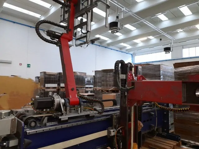 Used SMI APS3090/P-DX Palletizers - R 107